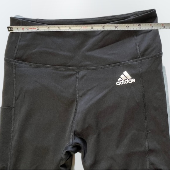 Adidas Black Track Pants/Leggings Aeroready - Picture 9 of 12